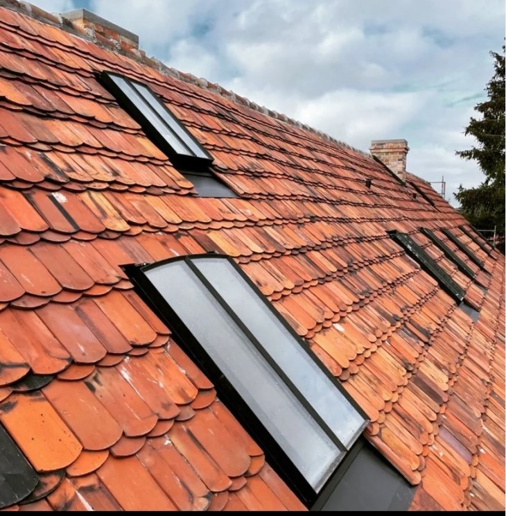 W&auml;rmeged&auml;mmte Stahldachfenster